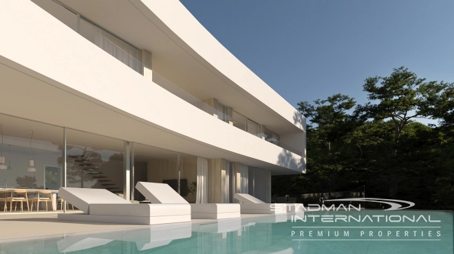 Villa de Luxe de Nouvelle Construction avec Vue Mer près de la plage à Moraira