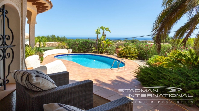 Beautiful Villa on a Large Flat Corner Plot with Sea Views