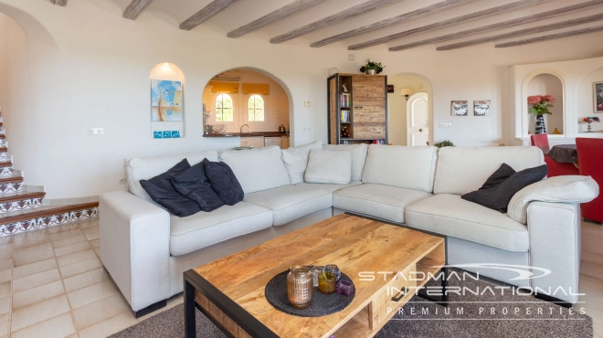 Beautiful Villa on a Large Flat Corner Plot with Sea Views