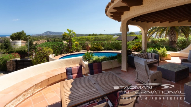 Beautiful Villa on a Large Flat Corner Plot with Sea Views