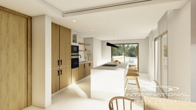 New Build Ibiza Style Villa with Sea Views