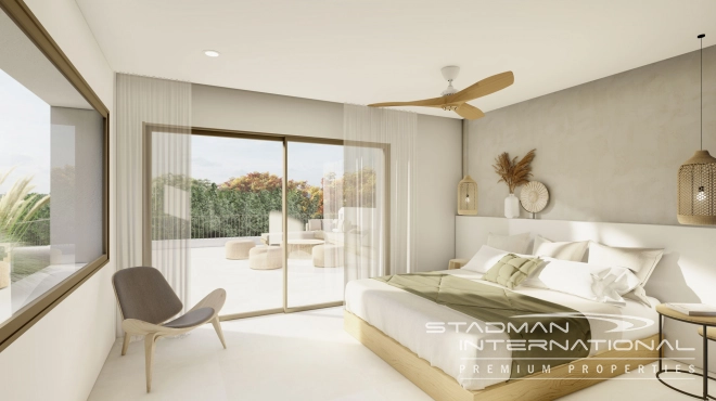 New Build Ibiza Style Villa with Sea Views