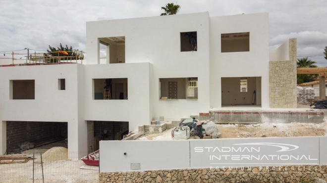 New Build Ibiza Style Villa with Sea Views