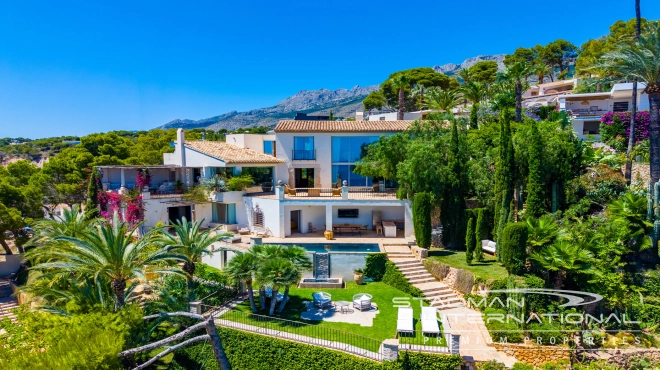 Frontline Villa with Stunning Sea views in Altea