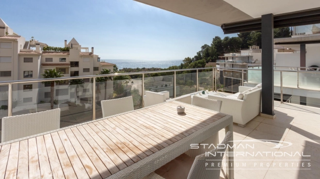 Semi-detached Villa next to the Beach and the Harbour of Campomanes