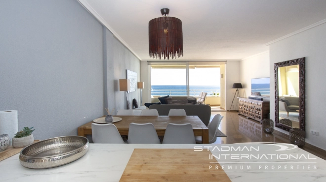 Large First Line Apartment on the Seafront in Altea