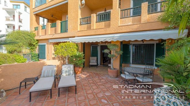 Encantador apartamento con jardín y acceso directo a la playa