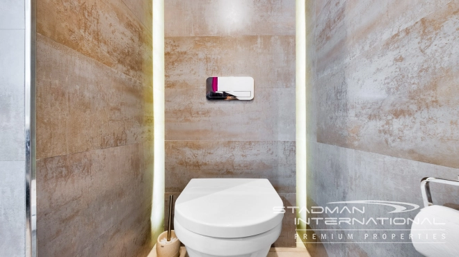 Doppelhaushälfte mit Panoramablick auf das Meer in Altea Hills