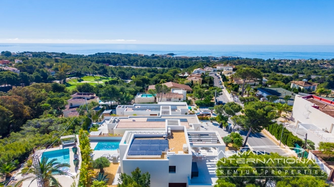 Modern New Built Villa on a Flat Plot with Sea Views 
