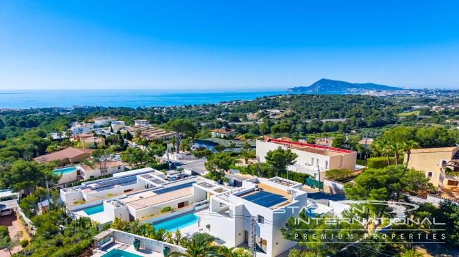 Modern New Built Villa on a Flat Plot with Sea Views 
