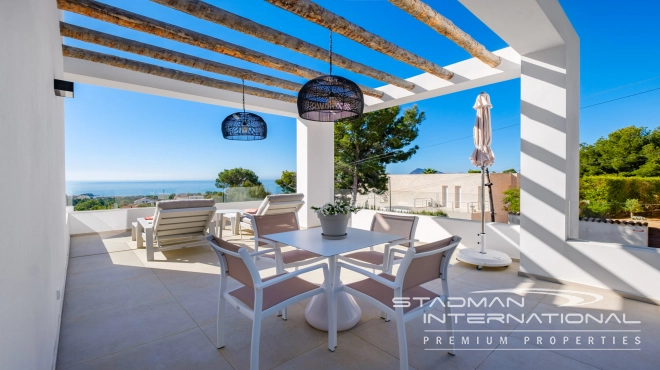 Modern New Built Villa on a Flat Plot with Sea Views 
