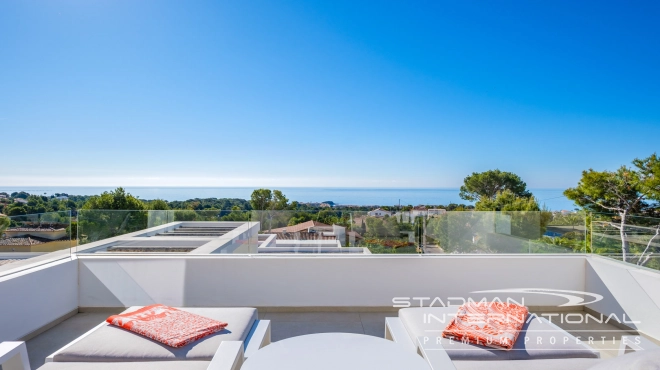 Modern New Built Villa on a Flat Plot with Sea Views 
