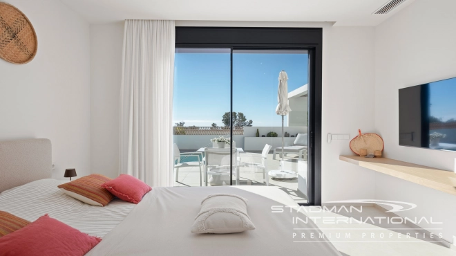 Modern New Built Villa on a Flat Plot with Sea Views 
