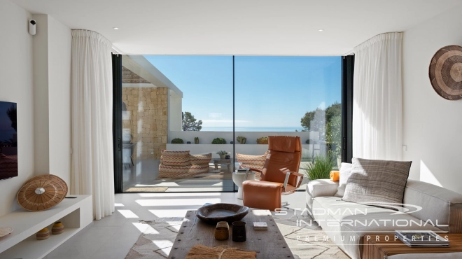 Modern New Built Villa on a Flat Plot with Sea Views 
