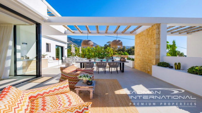 Modern New Built Villa on a Flat Plot with Sea Views 
