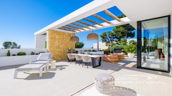 Modern New Built Villa on a Flat Plot with Sea Views 
