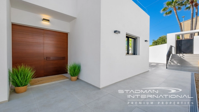 Modern New Built Villa on a Flat Plot with Sea Views 
