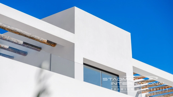 Modern New Built Villa on a Flat Plot with Sea Views 
