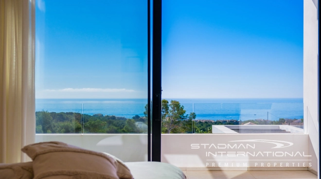 Modern New Built Villa on a Flat Plot with Sea Views 
