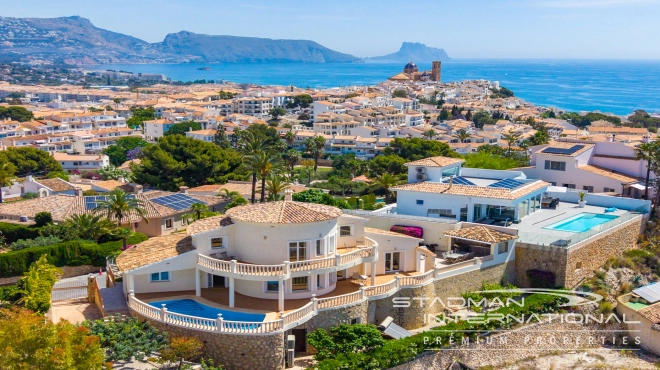 Villa with Great Sea Views in a Prime Location Near Altea Old Town