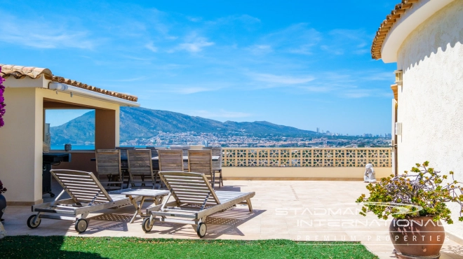 Villa with Great Sea Views in a Prime Location Near Altea Old Town