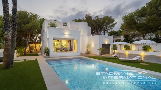 Villa Ibicenca Cerca de la Playa y del Puerto Portosenso
