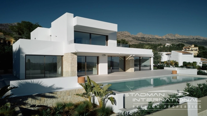 Modern New Build Villa on a Corner Plot with Sea Views