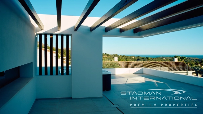 Modern New Build Villa on a Corner Plot with Sea Views