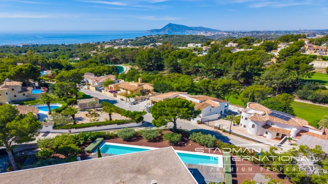 Modern Villa with Beautiful Sea Views Near Altea Golf Club