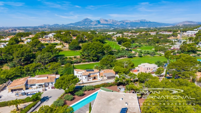 Modern Villa with Beautiful Sea Views Near Altea Golf Club