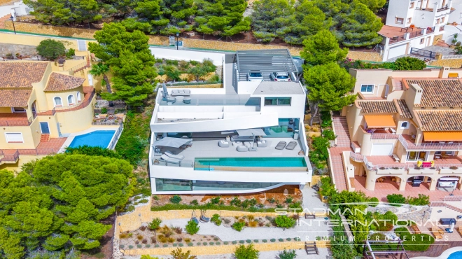 Modern Design Villa with Fabulous Sea Views in Altea Hills
