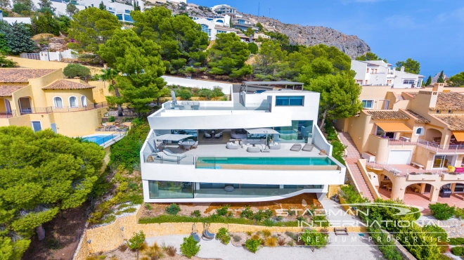 Modern Design Villa with Fabulous Sea Views in Altea Hills