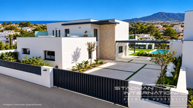Modern Villa on a Flat Plot in a Central Location Near Altea